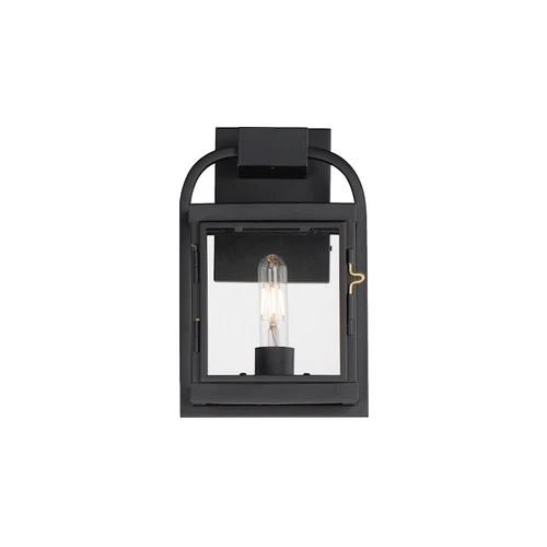 Maxim Lighting Bonham 1 Light Small Outdoor Wall Sconce, Black/Clear - 30801CLBK - Picture 1 of 1