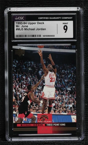 1993-94 Upper Deck Mr June Michael Jordan #MJ5 CGC 9 Mint HOF