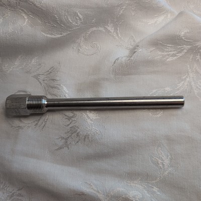 Stainless Steel 34516 Thermowell 304SS OAL 7.25  NOS 1/2''NPT