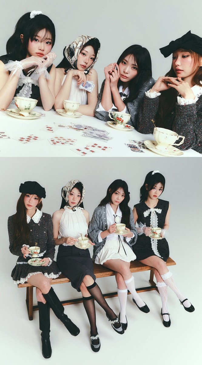 QWER CEREMONY 4th Mini Album BOOKLET Ver/2 Mini CD+2 Book+4 Photo