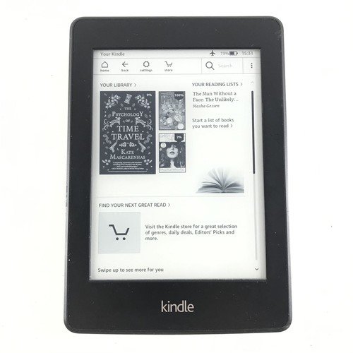 Amazon Kindle Paperwhite 6th Generation 4GB Wi-Fi Black - UNREGISTERABLE