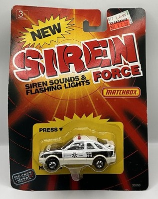1990 Matchbox Siren Force Sheriff’s Ford Sierra XR4 - *Read