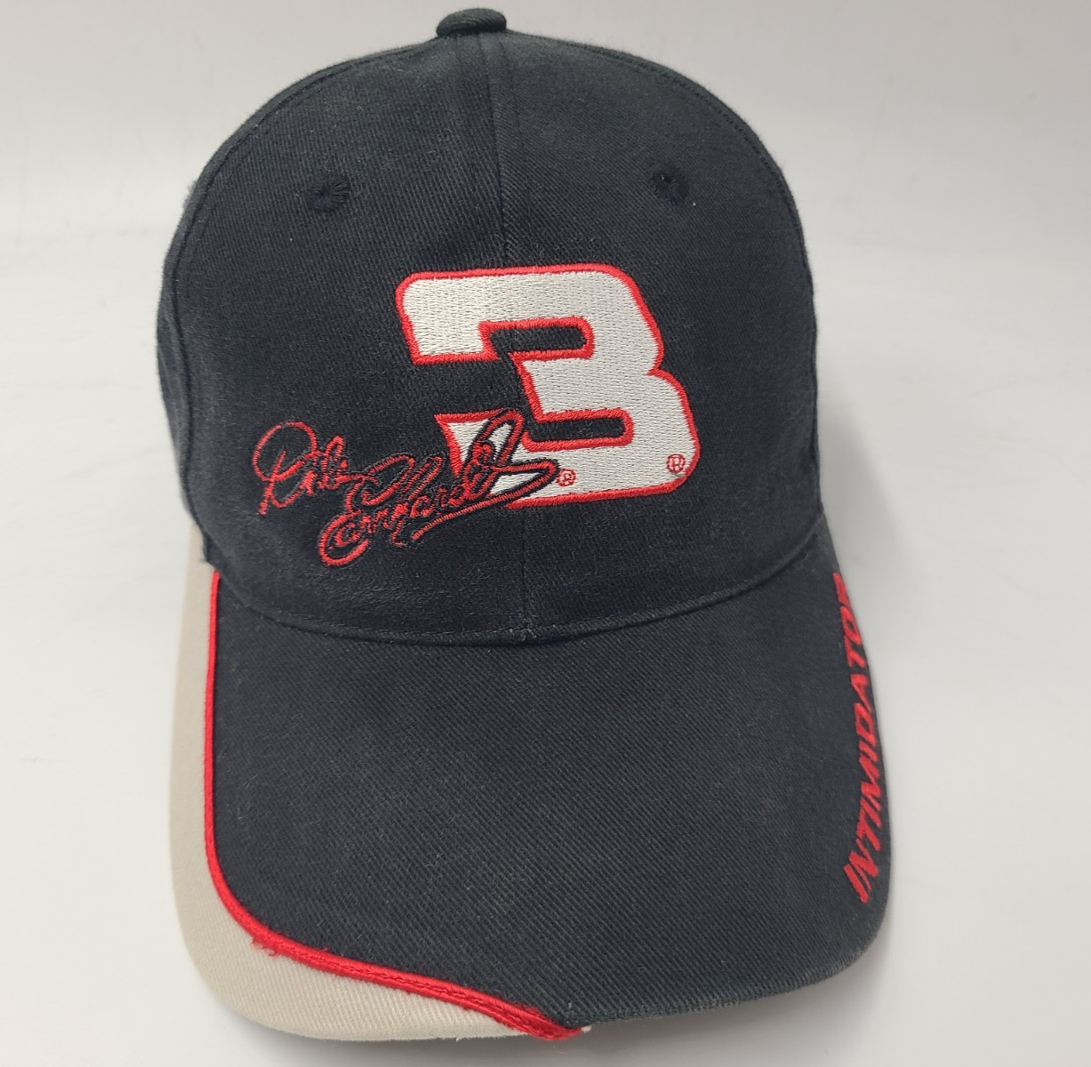 Vintage Dale Earnhardt #3 Intimidator Goodwrench Chase Strapback Hat Cap NASCAR