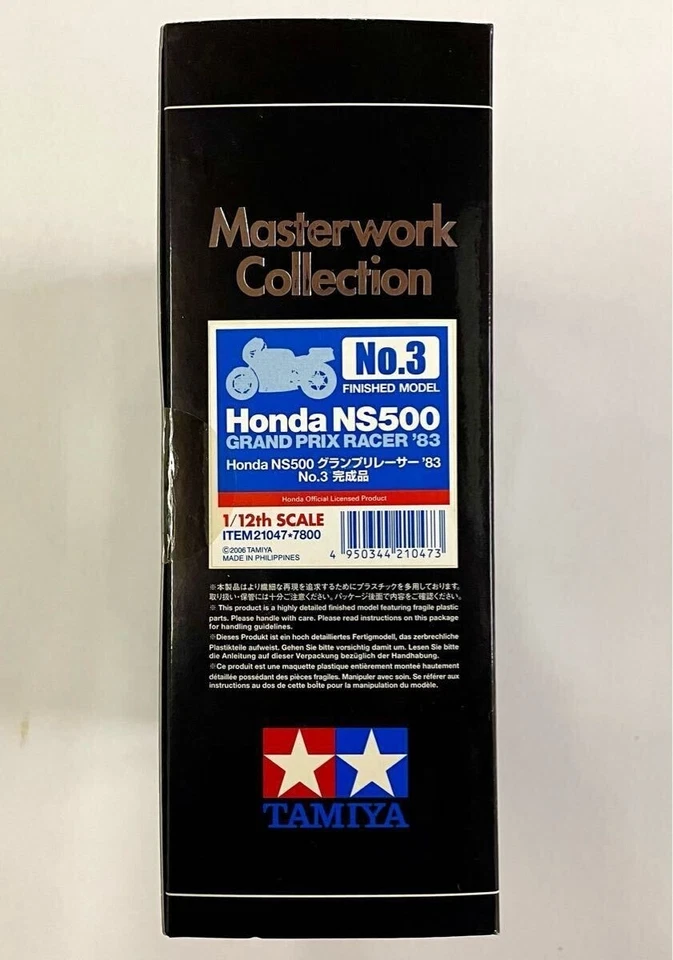 TAMIYA 1/12 HONDA NS500 NS 500 1983 Freddie Spencer #3 Masterwork Finished 21047 - Image 4 of 4