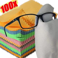Solid Color Microfiber Glasses Cleaning Cloth High Quality Soft Eyeglas