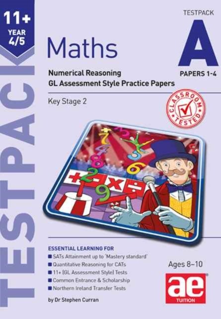 11+ Maths Year 4/5 Testpack a Papers 1-4 by Stephen C. Curran (Paperback Book)