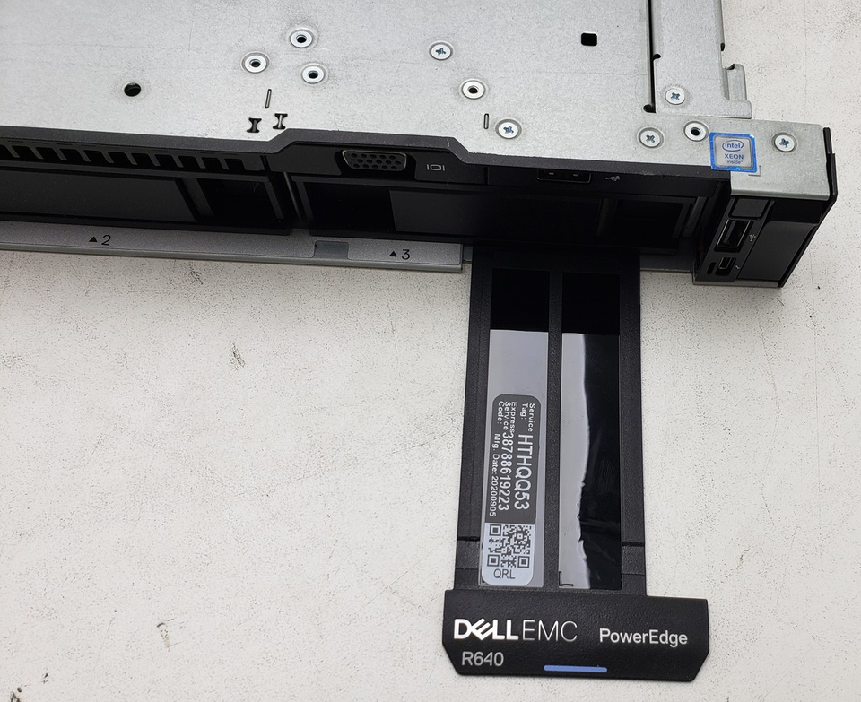 Dell PowerEdge R640 Dual Xeon Gold 5215 64GB DDR4 RAM 1U Rack Server No ...