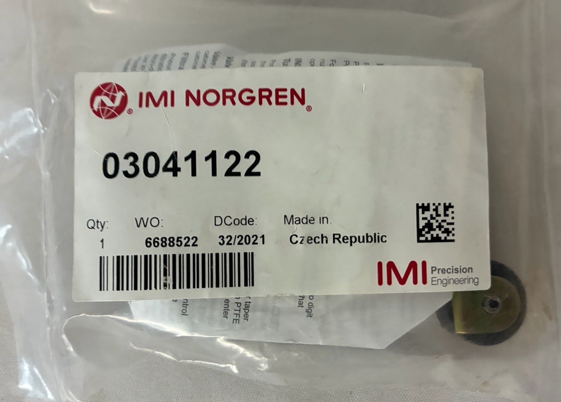 1PC NORGREN INC. 03041122 Valve, mech, 3/2, Roller Lever/SPR NPT