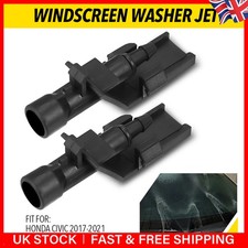 2x BLACK FRONT WINDSCREEN