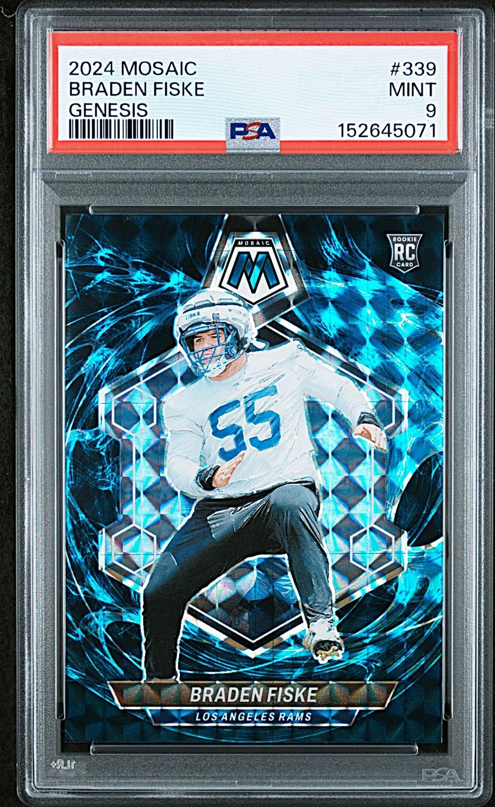 Braden Fiske Panini Mosaic #339 Genesis