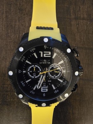Invicta I-Force Axis Men's Watch - 50mm, Black, Yellow 42998