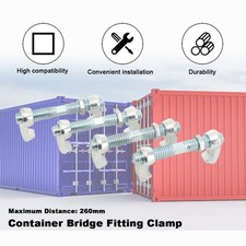 4pcs shipping container bridge fitting clamp connector for shipping container 280mm