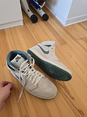 Nike Jordan 1 Zoom CMFT 2 Air Jordan High Wildleder ''Bicoastal'' Grün / weiss