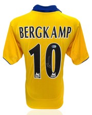 DENNIS BERGKAMP SIGNED ARSENAL FC 2003/04 AWAY SHIRT (ACG WITNESS AG46507)