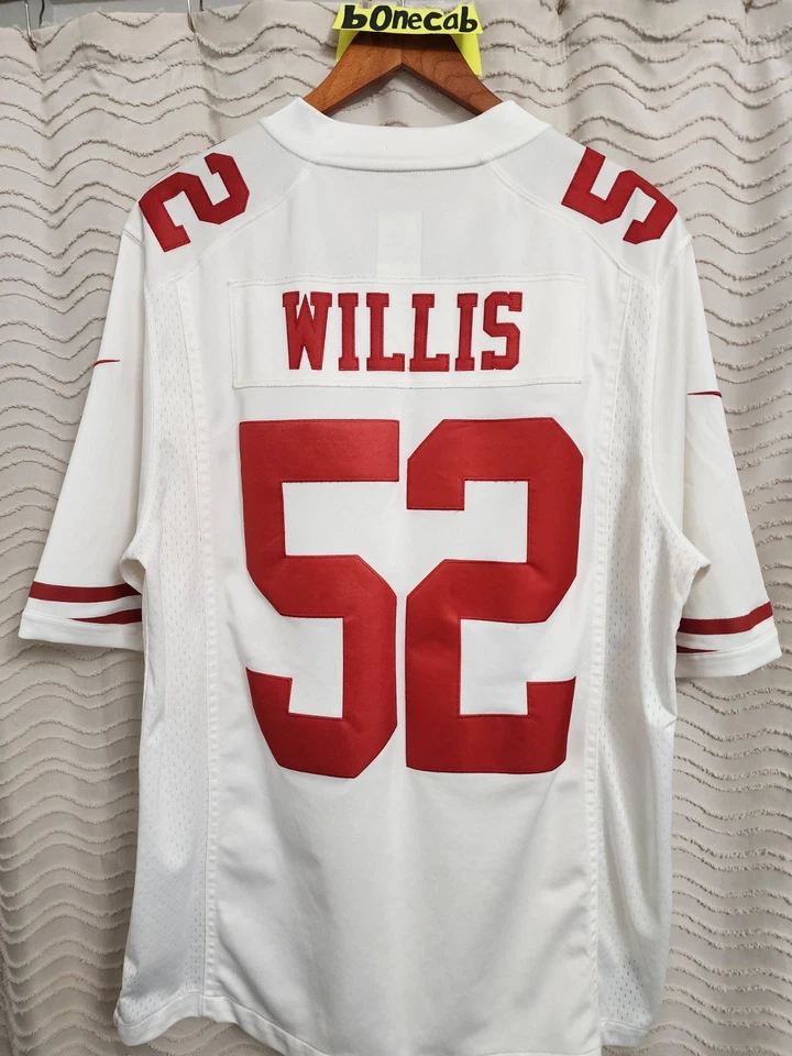 San Francisco 49ers Large Jersey Patrick Willis Stitch Authentic Nike Vintage 52 - Image 2 of 4