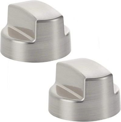 Wolf Hood Ventilation Knob Replacement 811195 Fits 56 Models - 2 Pack Silver