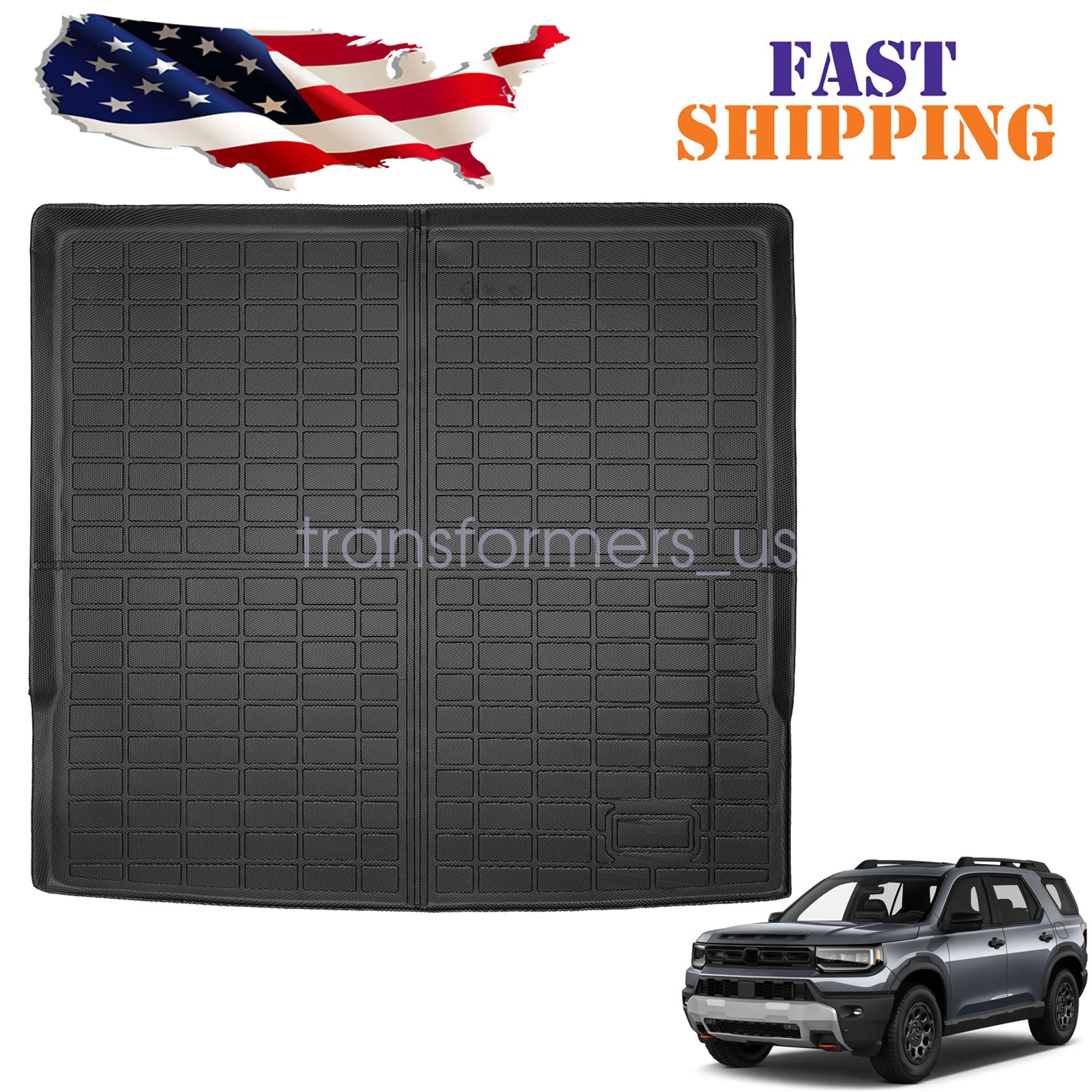 For 2026 Honda Passport Cargo Trunk Liner Full Cover Floor Mat TPE Replacement