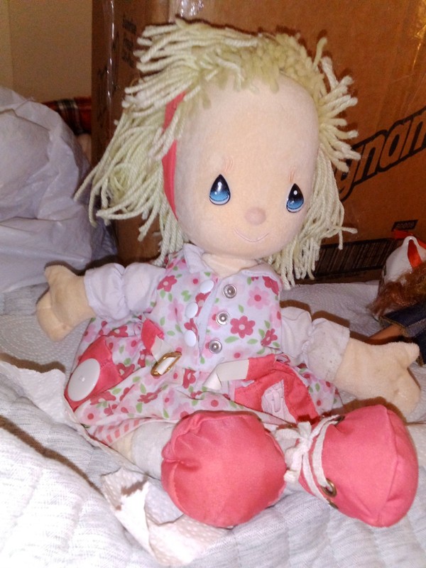 Precious Moments Frankie Musical Plush Doll 1985 Vintage