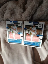 (2) 2022 Donruss Rated Rookie Spencer Strider #76 Braves RC 