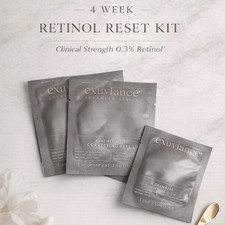 Exuviance 4 Week Retinol Peel Kit  3 Pure Retinol + 1 Skinrise Pads NEW