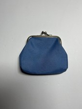 Lancome Blue Kiss Metal Clasp Coin Purse