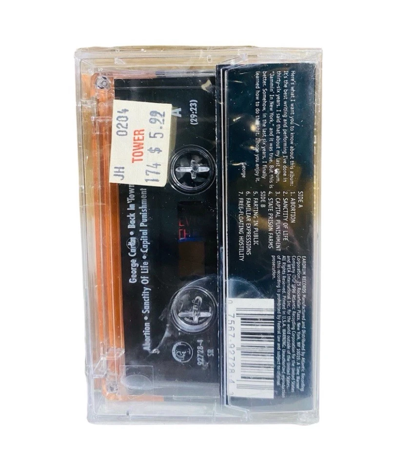 Back in Town by George Carlin (1996, Cassette Tape) - Image 2 of 2