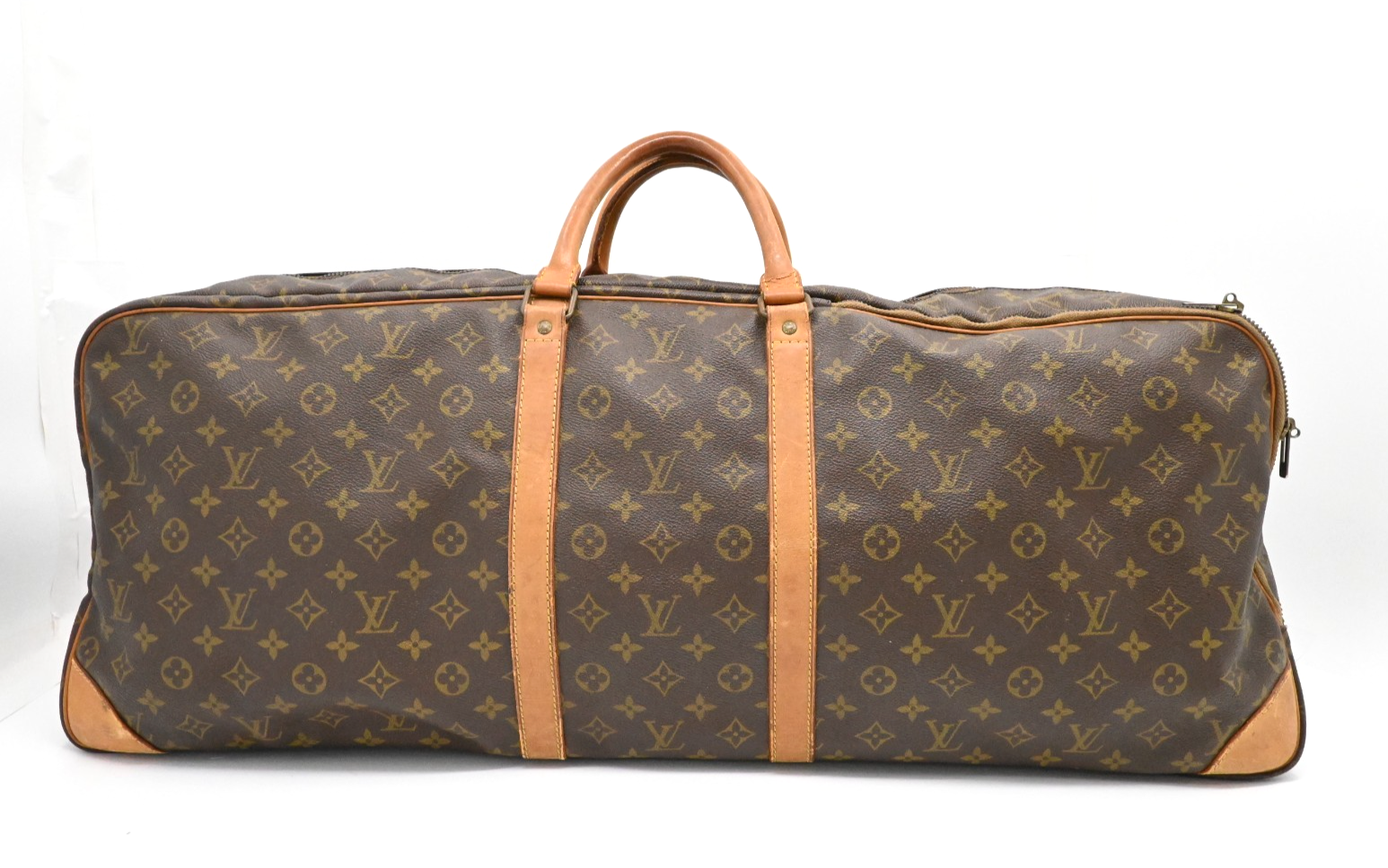 Authentic Vintage Louis Vuitton Monogram Sac Tennis Handbag in Brown  