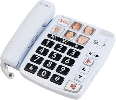 Schnurloses Telefon Swissvoice Xtra 1110 große Tasten Audio Boost 6