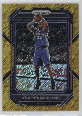 2022-23 Panini Prizm FOTL Gold Shimmer 1/10 Amare Stoudemire Amar'e #287 04dh