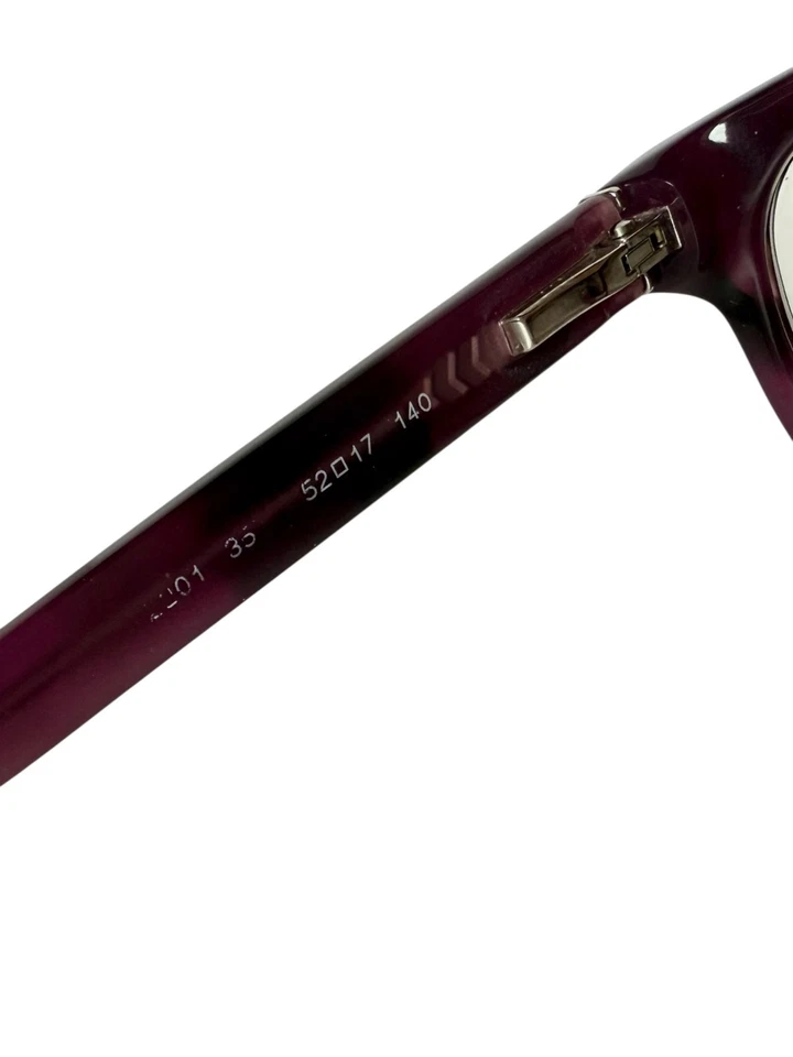 Marco de gafas para mujer Burberry BE2201 35 52 mm acetato púrpura 52-17-140 Italia Foto 4 de 4