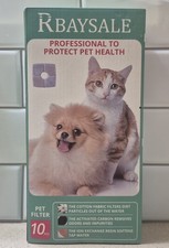 10pcs Cat Water Fountain Filters for Square 84oz Pet Drinking Replacement Filter