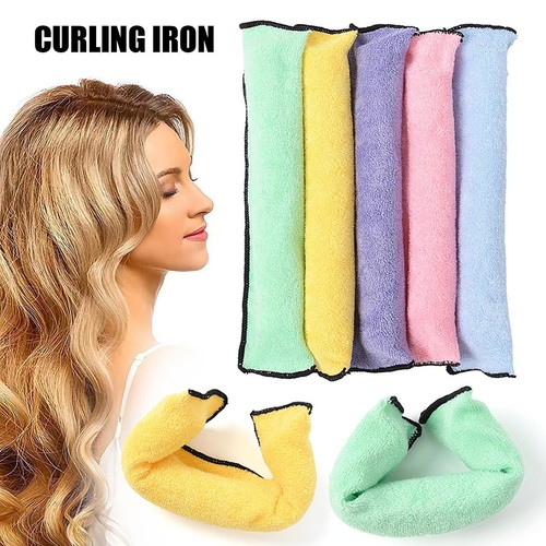 6PCS Long Hair Curlers Sponge Foam DIY Hair Rollers No Heat Sleep In Hair Curler - Picture 2 of 17