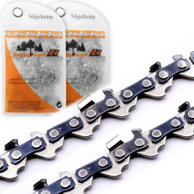 2x Sägekette Kette 36 TG 1,1mm für Scheppach Akku Gehölzschneider BC-PS150-X 20V