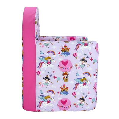 Babysanity® Poltroncina Bambini Sofà Cotone Sfoderabile 40x52x57