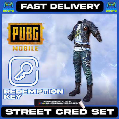PUBG MOBILE SKIN - STREET CRED SET - TWITCH - EXCLUSIVE RARE SKIN - FAST