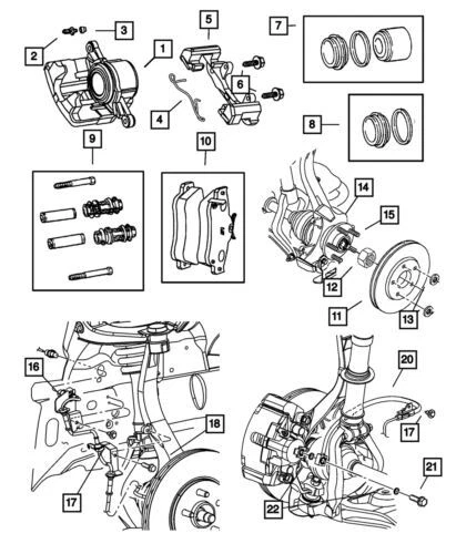 Rotor de freno de disco delantero para Chrysler Sebring 2001-2006 (N/P 4879138AE)
