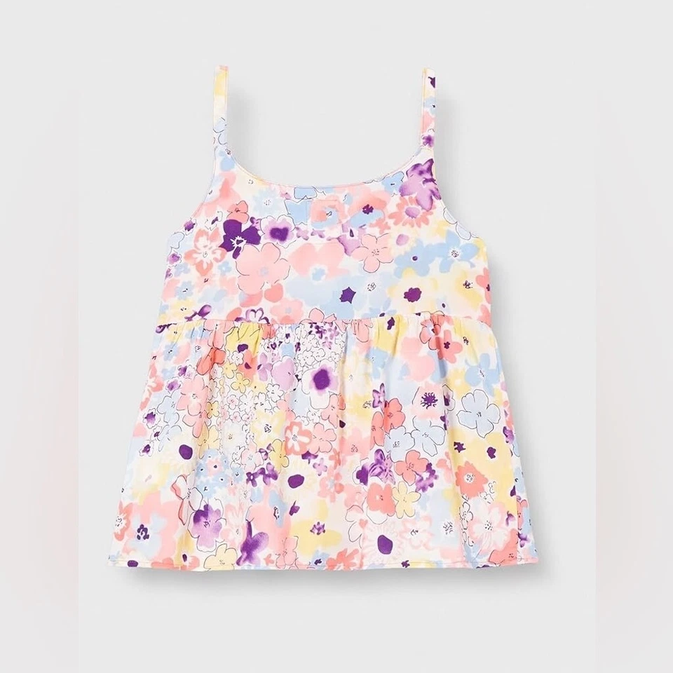 Camiseta sin mangas Levi's niños niñas floral multicolor Foto 4 de 4