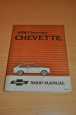 Werkstatthandbuch Chevrolet 1978 Chevette Shop Manual 1,6 Liter Engine Motor L4