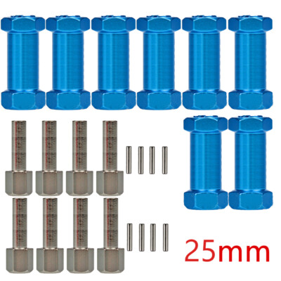 8pcs15/20/25mm Extension Offset Wheel Hub Hex Drive Adaptor For 1/10 RC Crawler