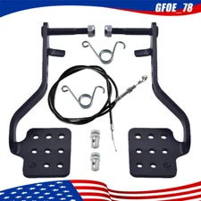 Go Kart Pedals with Throttle Cable, Go Cart Brake Throttle Pedal with 71" Cable