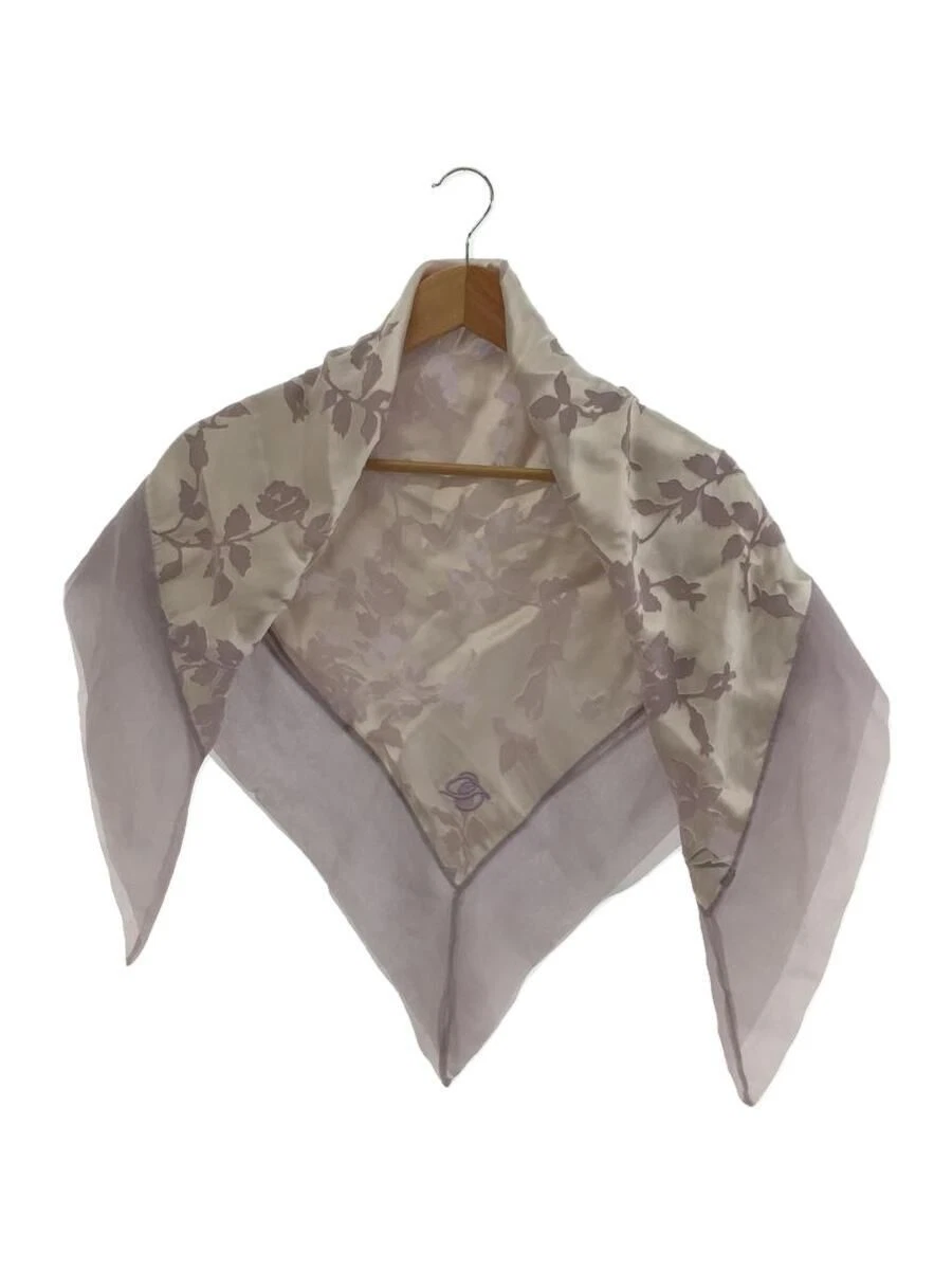Echarpe femme Christian Dior coton violet motif complet avec bretelles occasion