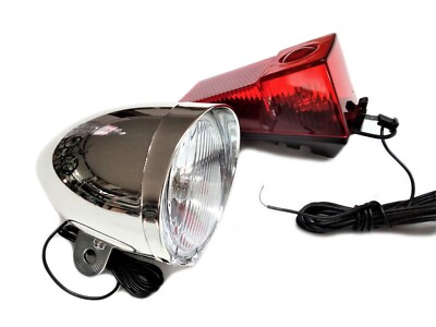Fanale Luce Anteriore Bianco 3 LED Bici Olanda - R - Graziella - 13