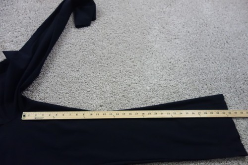 Athleta Pants Womens 14 Black Stellar Flare Trouser Ankle Zip Stretch - Picture 9 of 10