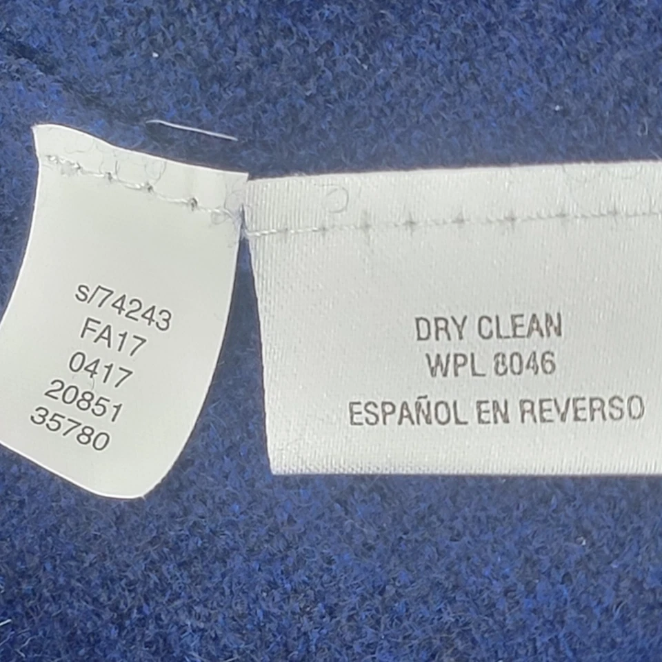 Suéter Charter Club Mujer L Azul Lujo Cachemira Cárdigan Minimalista Carrera Foto 4 de 4