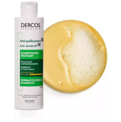 Vichy Dercos DS Anti Schuppen Shampoo 200ml - trockene & juckende Kopfhaut - Advanced Action