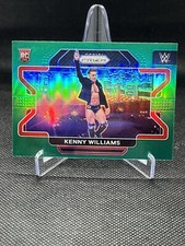2022 Panini Prizm WWE - Kenny Williams Green Prizm Rookie Card Insert Parallel 