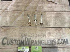 Jeep Wrangler TJ Set of (3) Power Steering Gear Box Mount Bolts Oem 1997 -2002