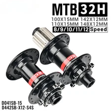 BOOST Bicycle Front Rear Wheel Hub for 8/9/10/11/12 Speed Mountain Bike Hub 32H 