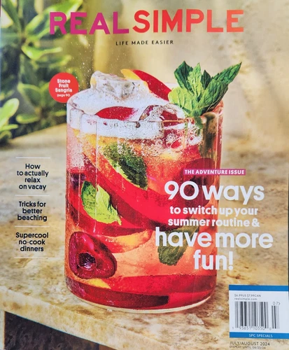 REAL SIMPLE MAGAZINE - JULY/AUGUST 2024 - BRAND NEW - Picture 1 of 1