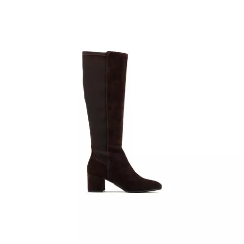 Clarks knee store high suede boots